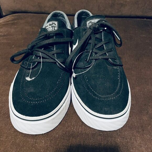 RARE Deadtstock NEW SB Zoom Stefan Janoski 'Black White' Suede Mens 9 US 8.5 UK - Picture 2 of 12